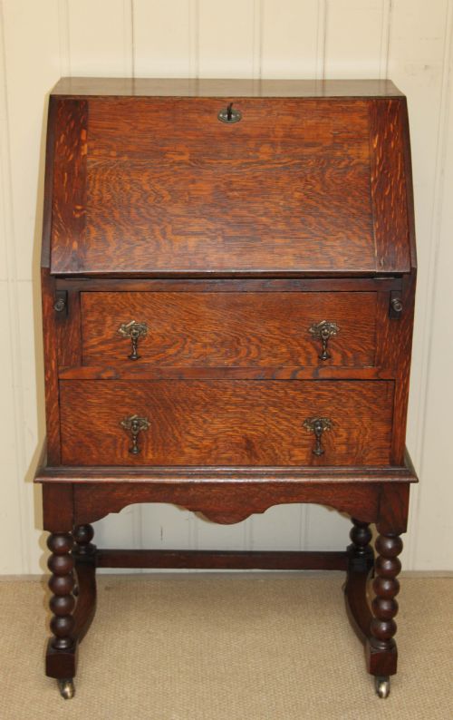 Solid Oak Bureau