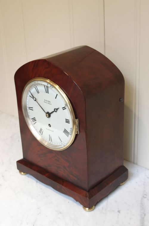 fig 1. Early Victorian Timepiece Bracket Clock
