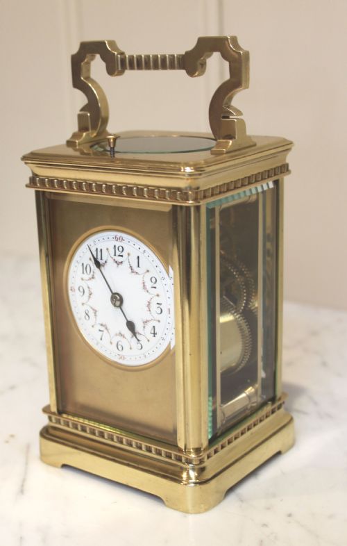 fig 1. Edwardian Striking and Repeating Carriage Clock