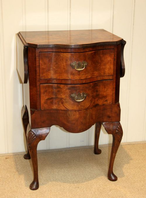 Small Walnut Drop Leaf Table