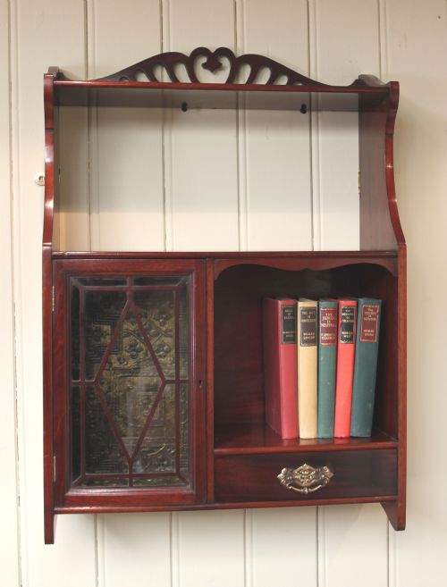 Edwardian Mahogany Wall Cabinet