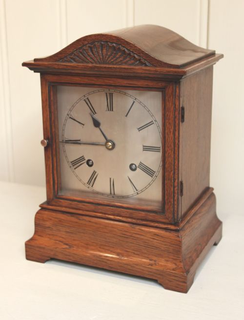 fig 1. Striking Oak Mantel Clock