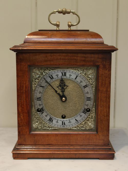 Westminster Chime Walnut Bracket Clock