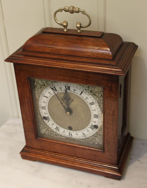 fig 1. Westminster Chime Walnut Bracket Clock