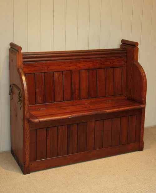 Pitch Pine Box Pew
