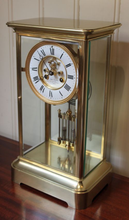 fig 1. Substantial French Four Glass Clock