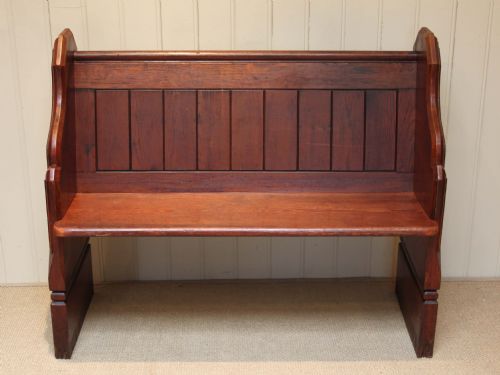 Pitch Pine Church Choir Pew
