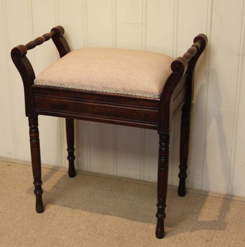 Beechwood Framed Piano Stool