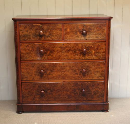 Victorian Walnut Chest of Drawers
