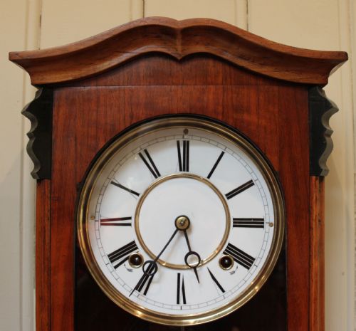 fig 1. Slender Regulator Style Wall Clock