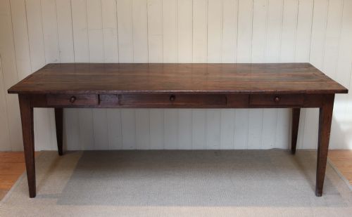 Mid 19th Century Oak Farmhouse Table