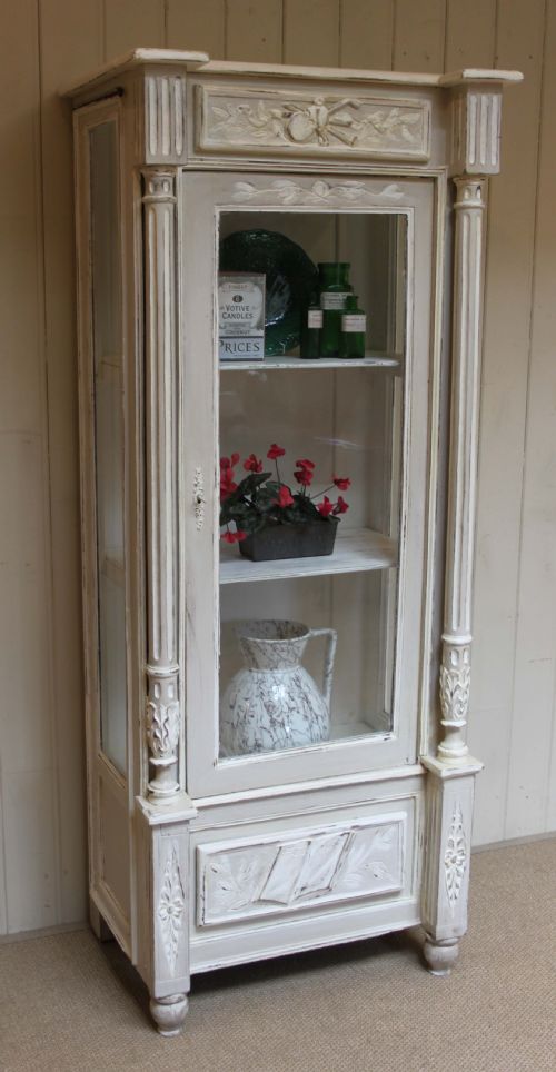 Painted Single Glazed Door Cabinet