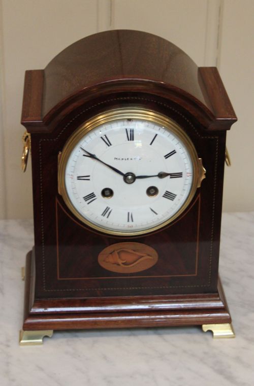 fig 1. Fine Small Striking Mahogany Mantel Clock