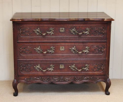French Dark Oak Chest of Drawers