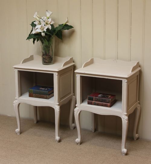 Pair of Painted Bedside Cabinets