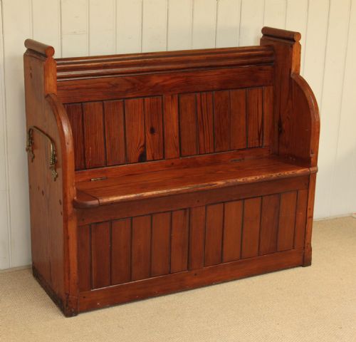 Pitch Pine Box Pew