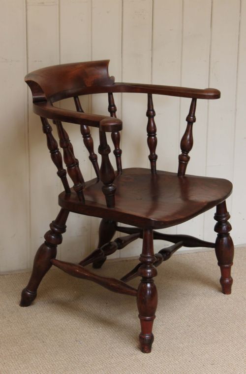 Late 19th Century Smokers Bow Chair