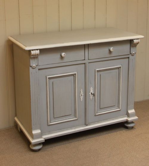 Late 19th Century Continental Painted Side Cabinet