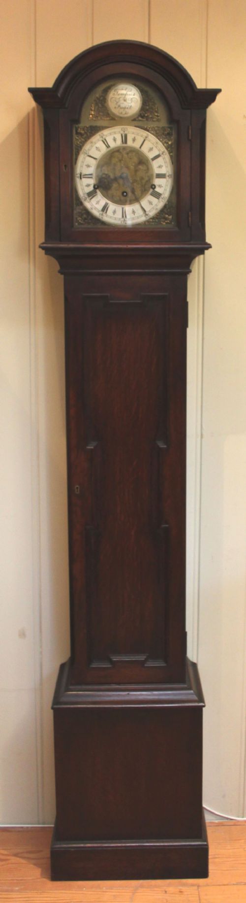 Oak Westminster Chime Grandmother Clock