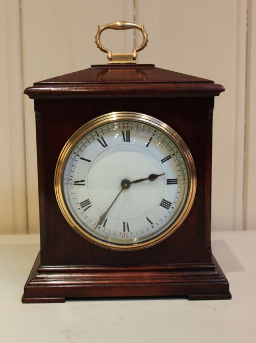 Small Mahogany Timepiece Bracket Clock