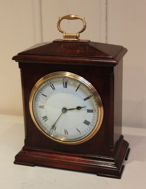 fig 1. Small Mahogany Timepiece Bracket Clock