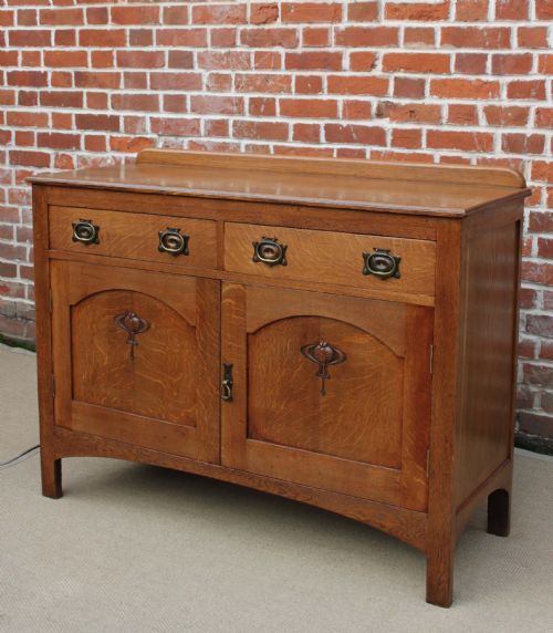 Oak Arts and Crafts Sideboard