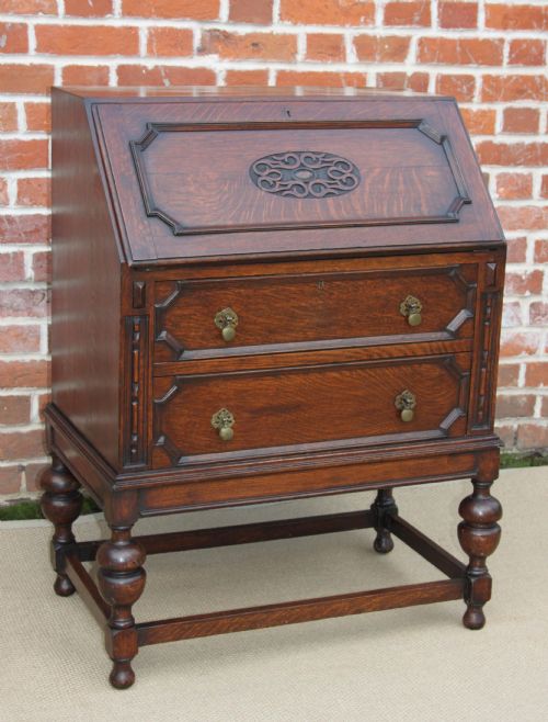 Solid Oak Bureau