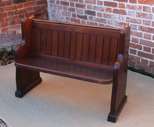 Pitch Pine Church Pew