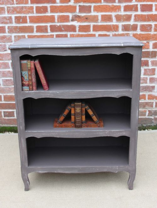 French Painted Open Bookcase