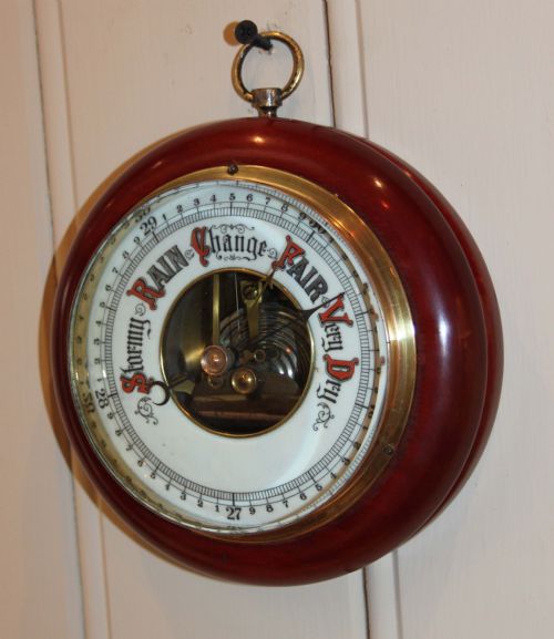 Beechwood Aneroid Barometer