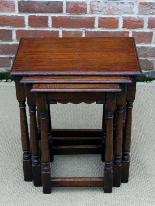 Nest of Oak Tables