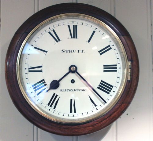 Mahogany 10" Dial Fusee Wall Clock