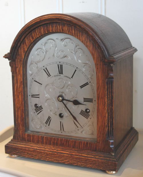 Oak Westminster Chime Bracket Clock