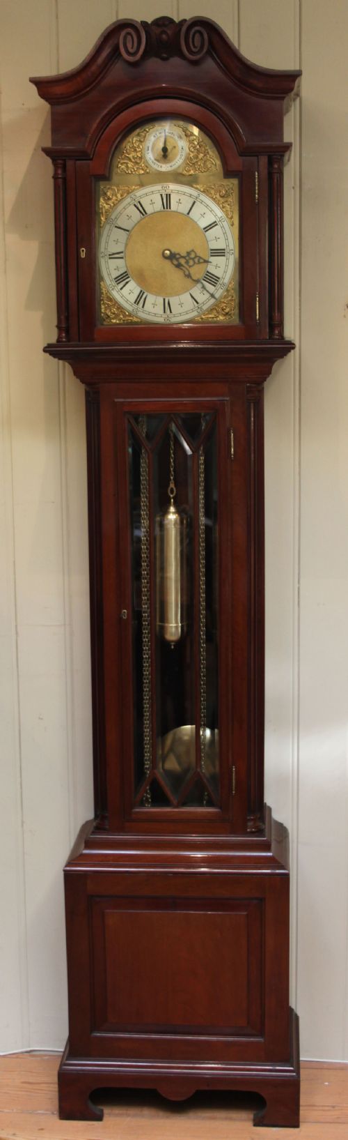 Edwardian Triple Chime Longcase Clock