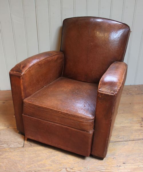 Original  Leather Armchair