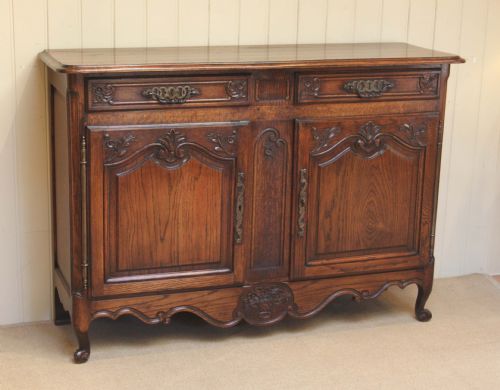 French Solid Oak Sideboard