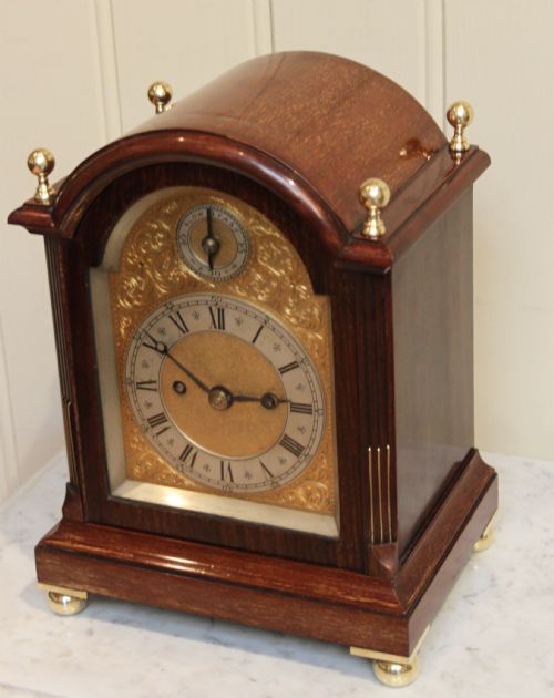 fig 1. English Mahogany Fusee Bracket Clock