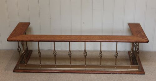 Arts and Crafts Solid Oak Club Fender