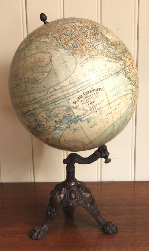 Early 20th Century French Terrestrial Globe