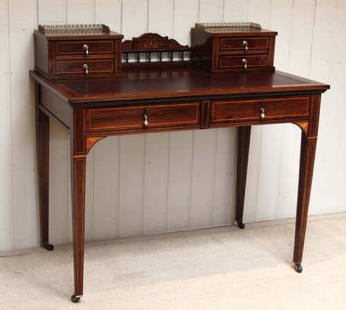 Late 19th Century Rosewood Writing Table