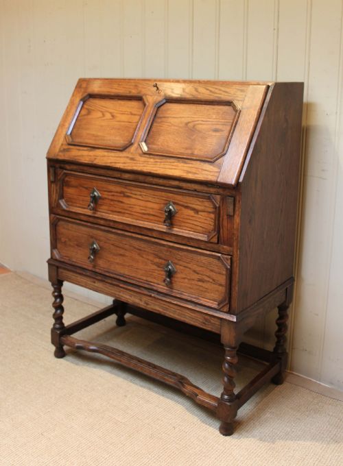 SOLID OAK BUREAU - ADDITIONAL PHOTO 2