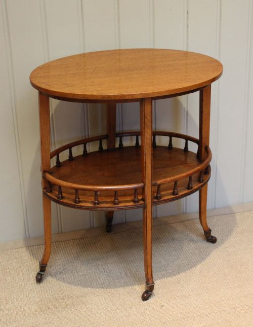 Oak Two Tier Occasional Table