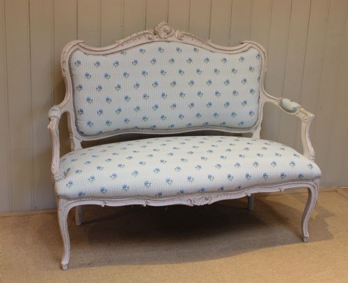 French Painted Settee