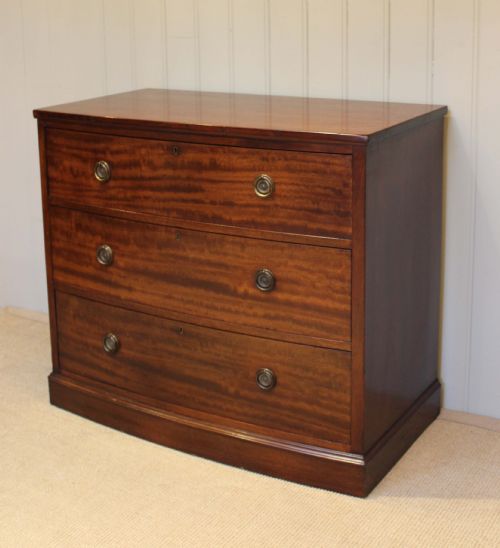 Mahogany Bow Front Chest of Drawers
