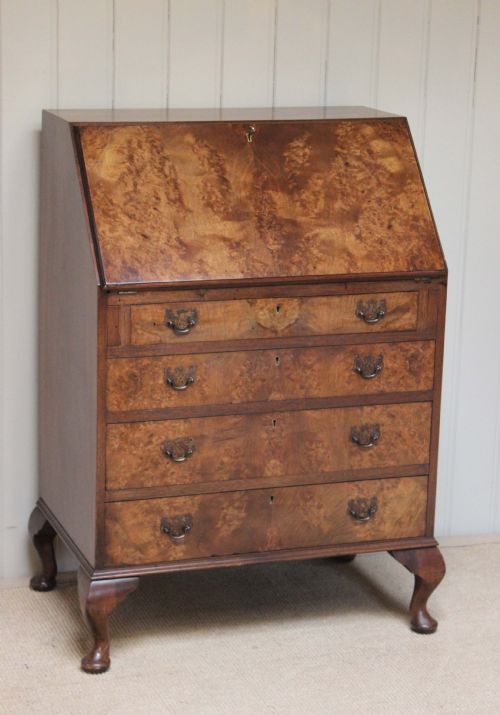 Walnut Queen Anne Style Bureau
