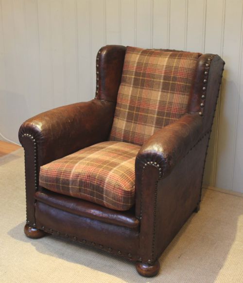 French Leather Armchair