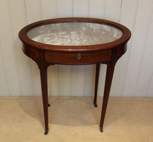 Edwardian Oval Display Table