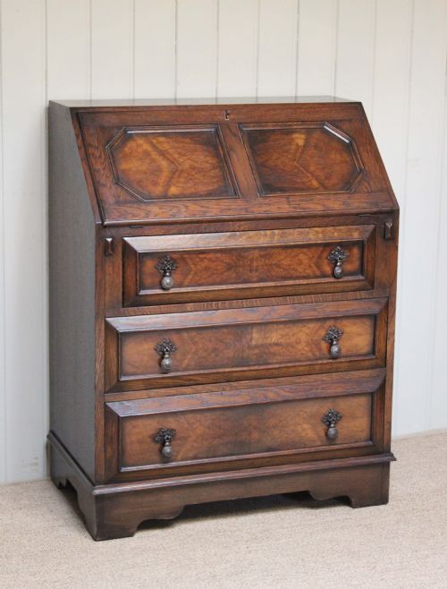 Oak and Walnut Bureau