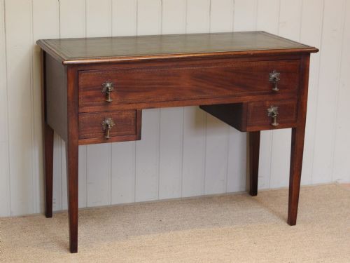 Edwardian Leather Top Desk