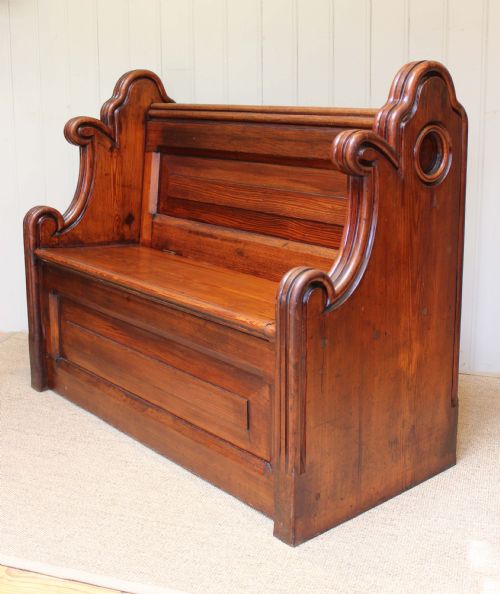 Pitch Pine Box Pew